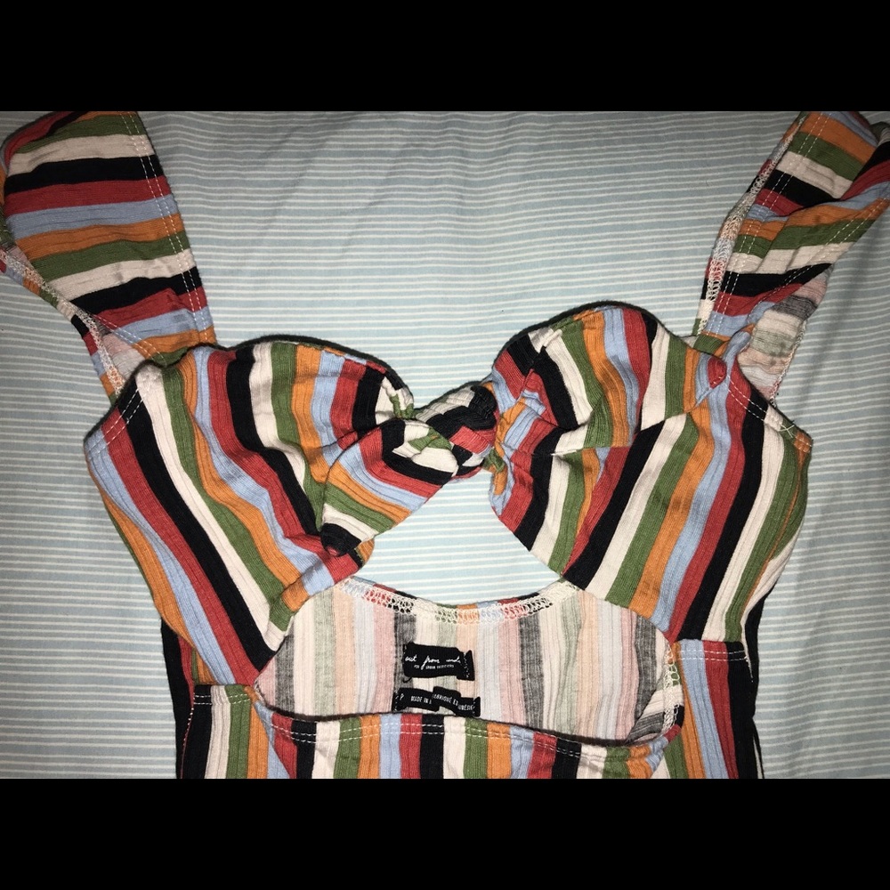UO - Out from Under bow cutout bodysuit